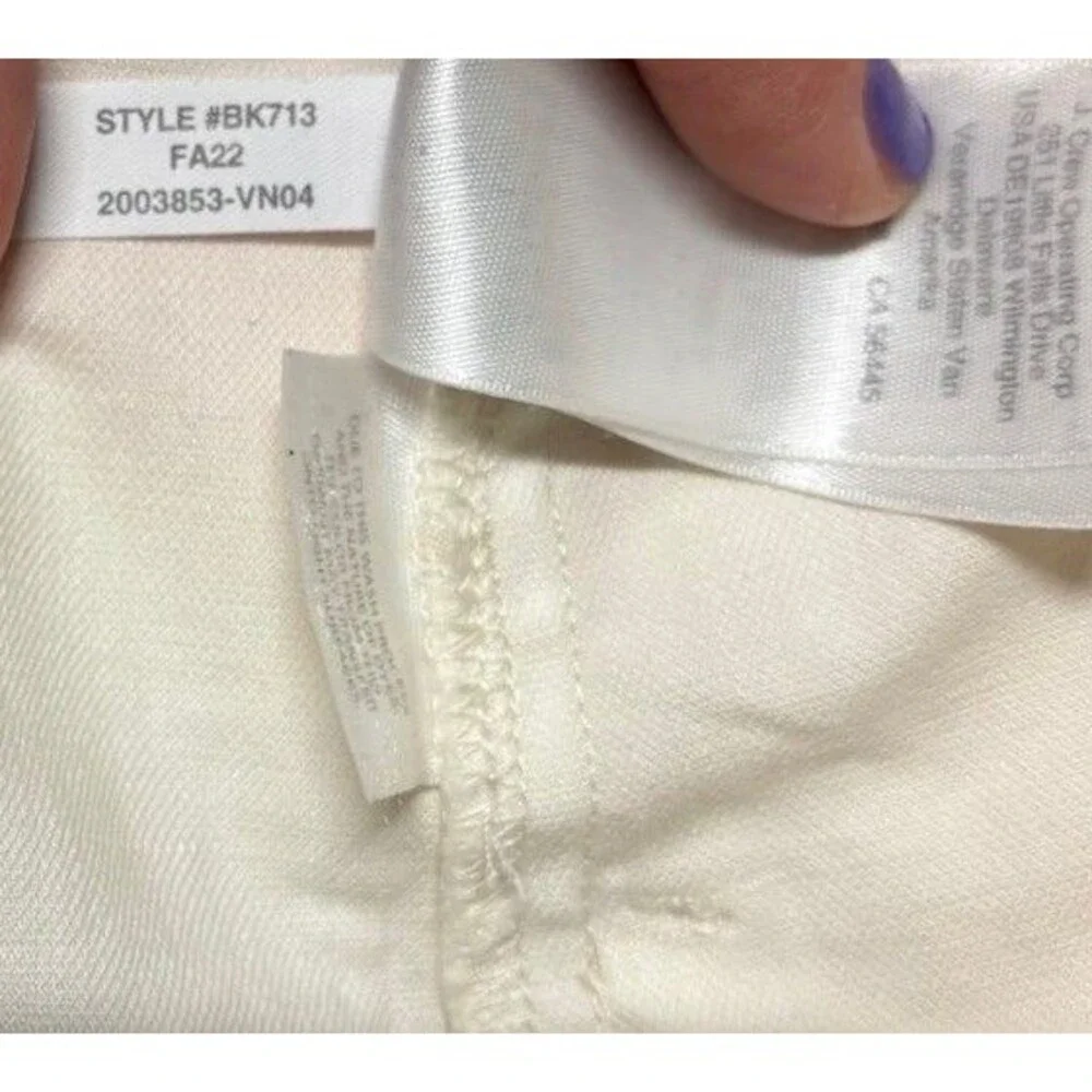 J. Crew Garment-Dyed Utility Mini Skirt Natural Off White Denim Plus Sz 18 - Picture 9 of 10